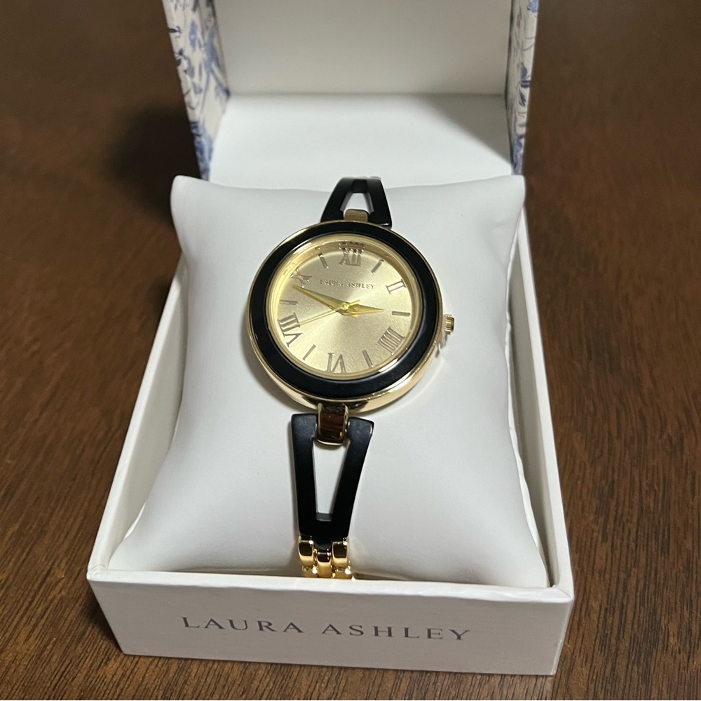 Laura Ashley Resin Half Bangle Watch